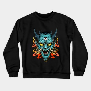 Japanese Tattoo Demon Art Crewneck Sweatshirt